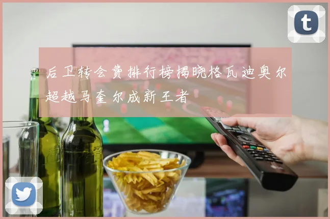 后卫转会费排行榜揭晓格瓦迪奥尔超越马奎尔成新王者